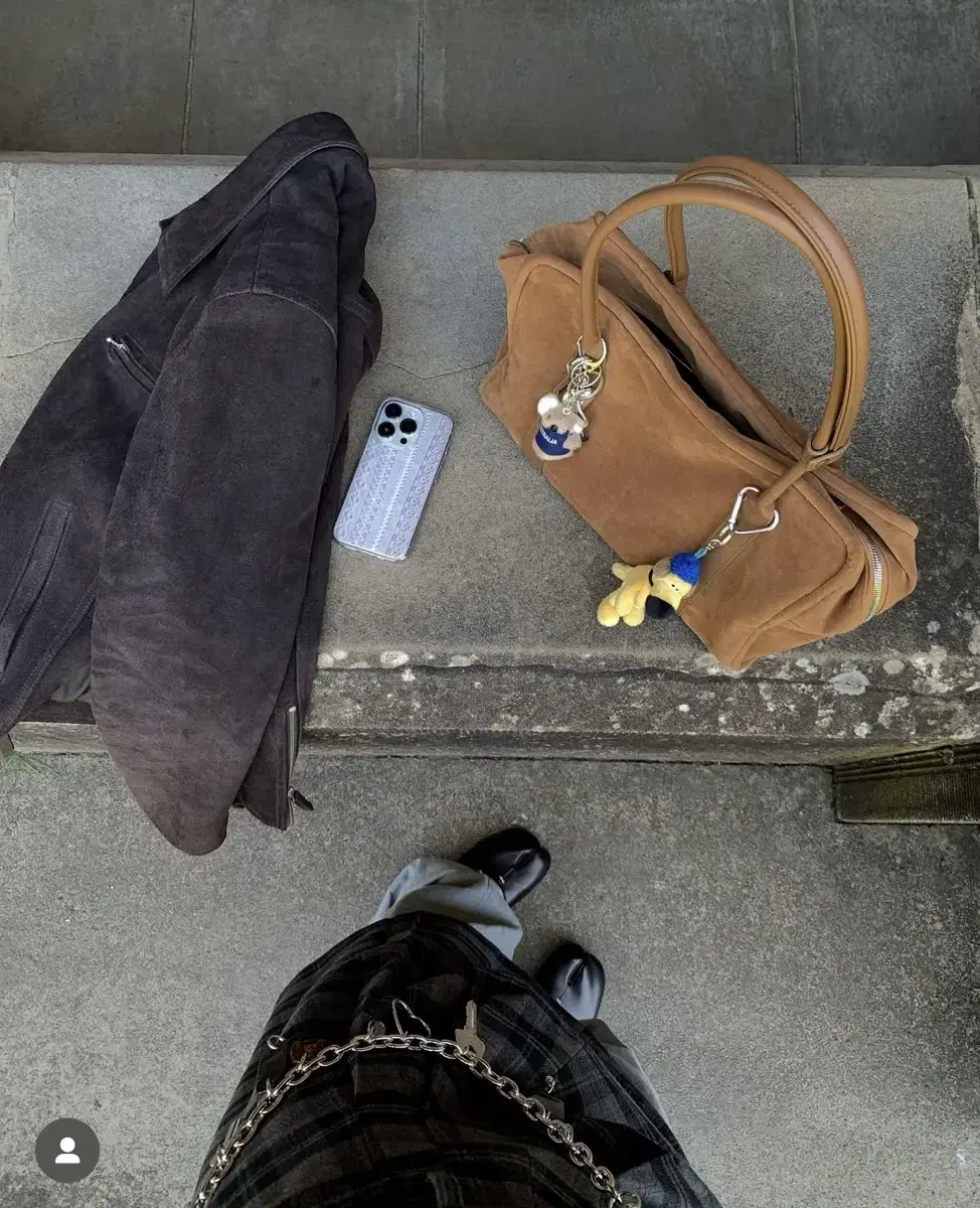 yeomim pocket boat bag (nylon brown) #여밈가방,#숄더백